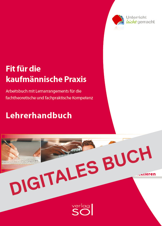 Lehrerhandbuch Fit für die kaufmännische Praxis - Digitales Buch
