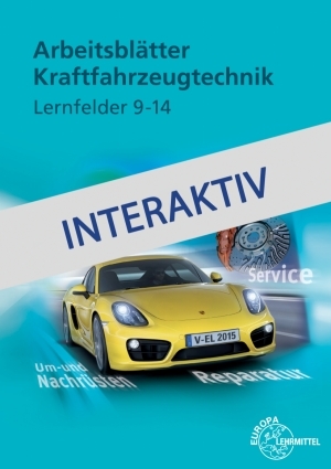 Arbeitsblätter Kfz Lernfelder 9-14 digital interaktiv