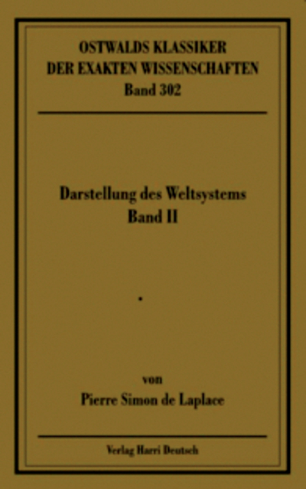 Darstellung des Weltsystems: Band II, Bücher 4-5 (Laplace)