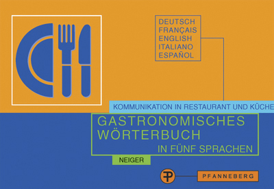 Gastronomisches Wörterbuch in fünf Sprachen
