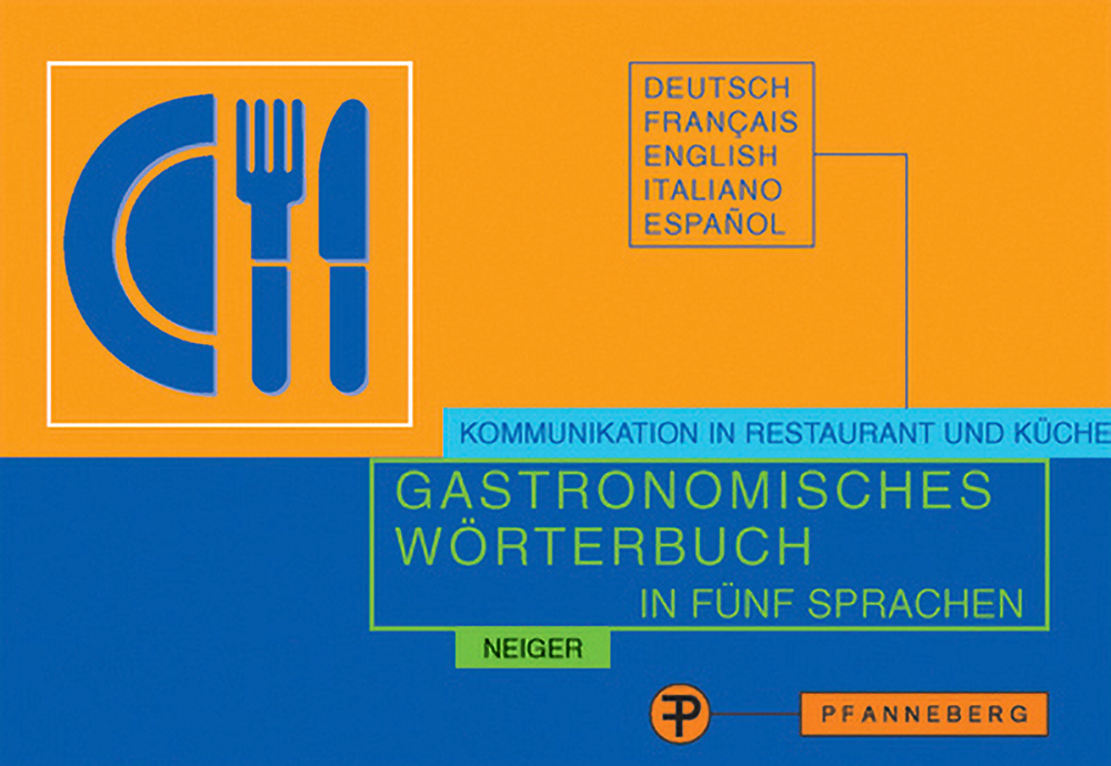 Gastronomisches Wörterbuch in fünf Sprachen