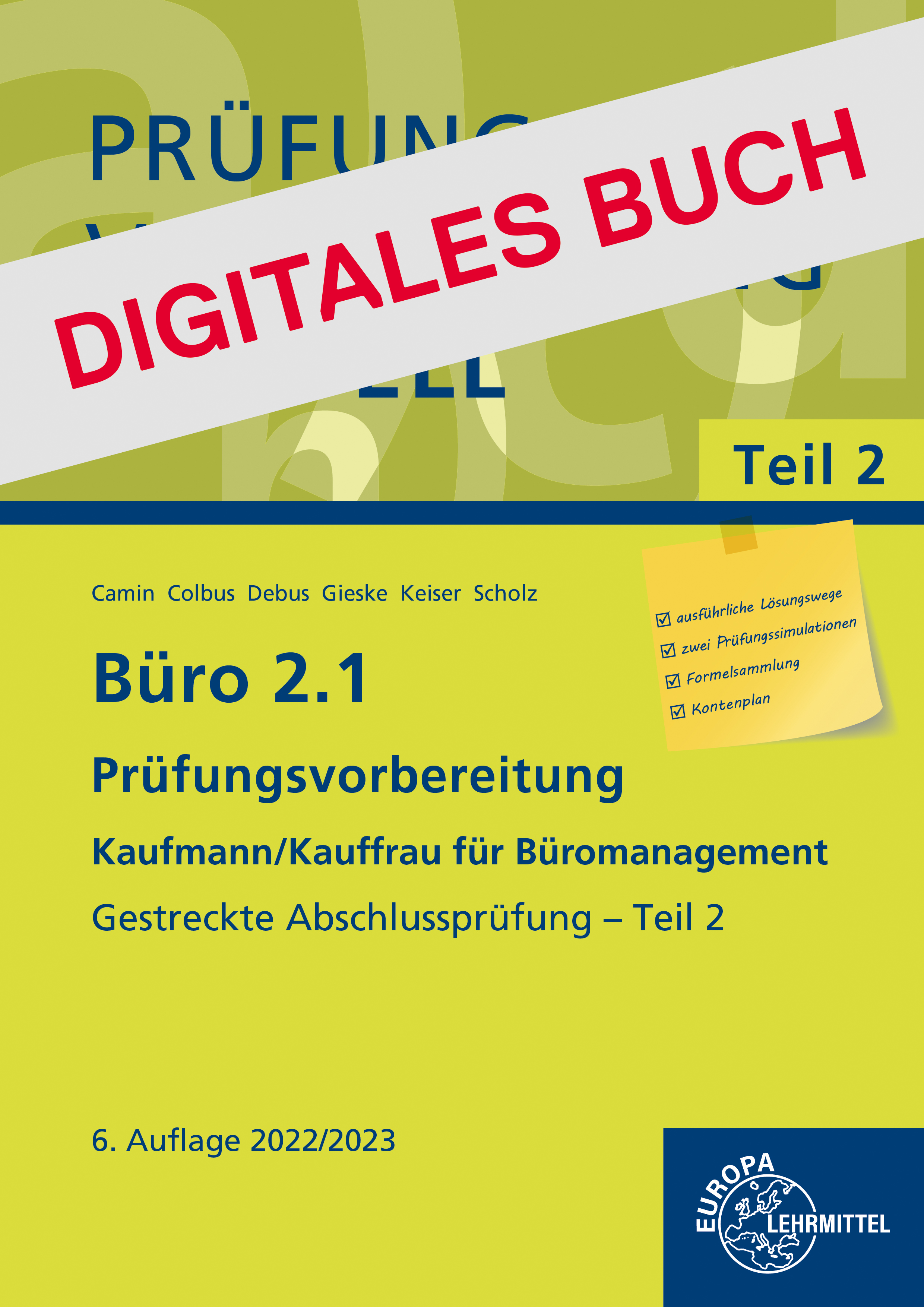 Prüfungsvorbereitung aktuell - Kaufmann/Kauffrau für Büromanagement, Te Dig.Buch