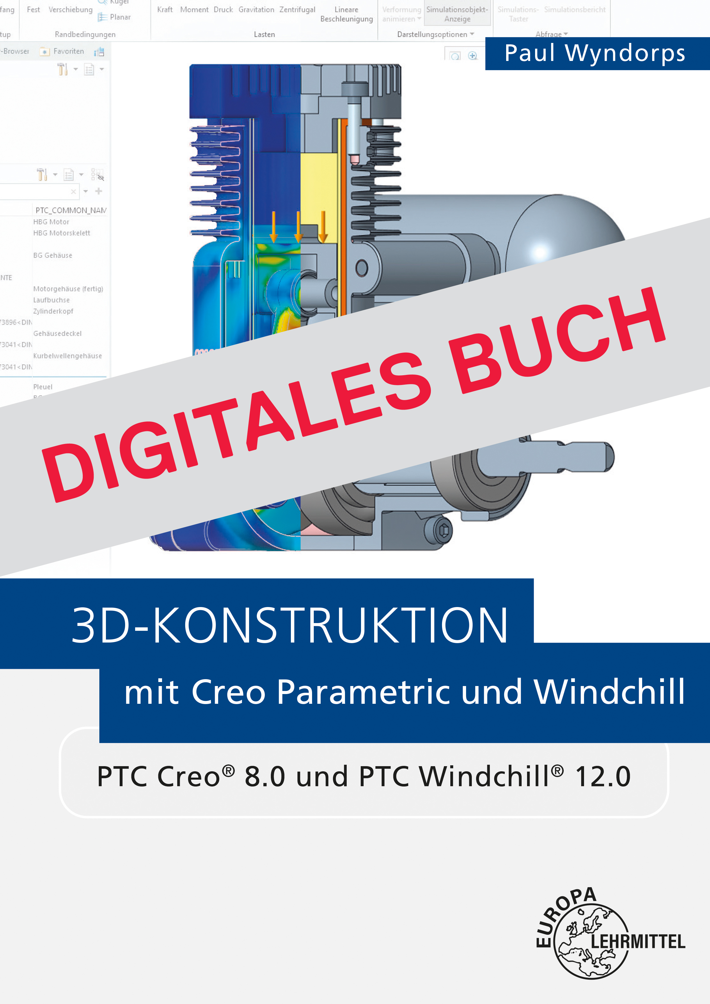 3D-Konstruktion mit Creo Parametric - Digitales Buch