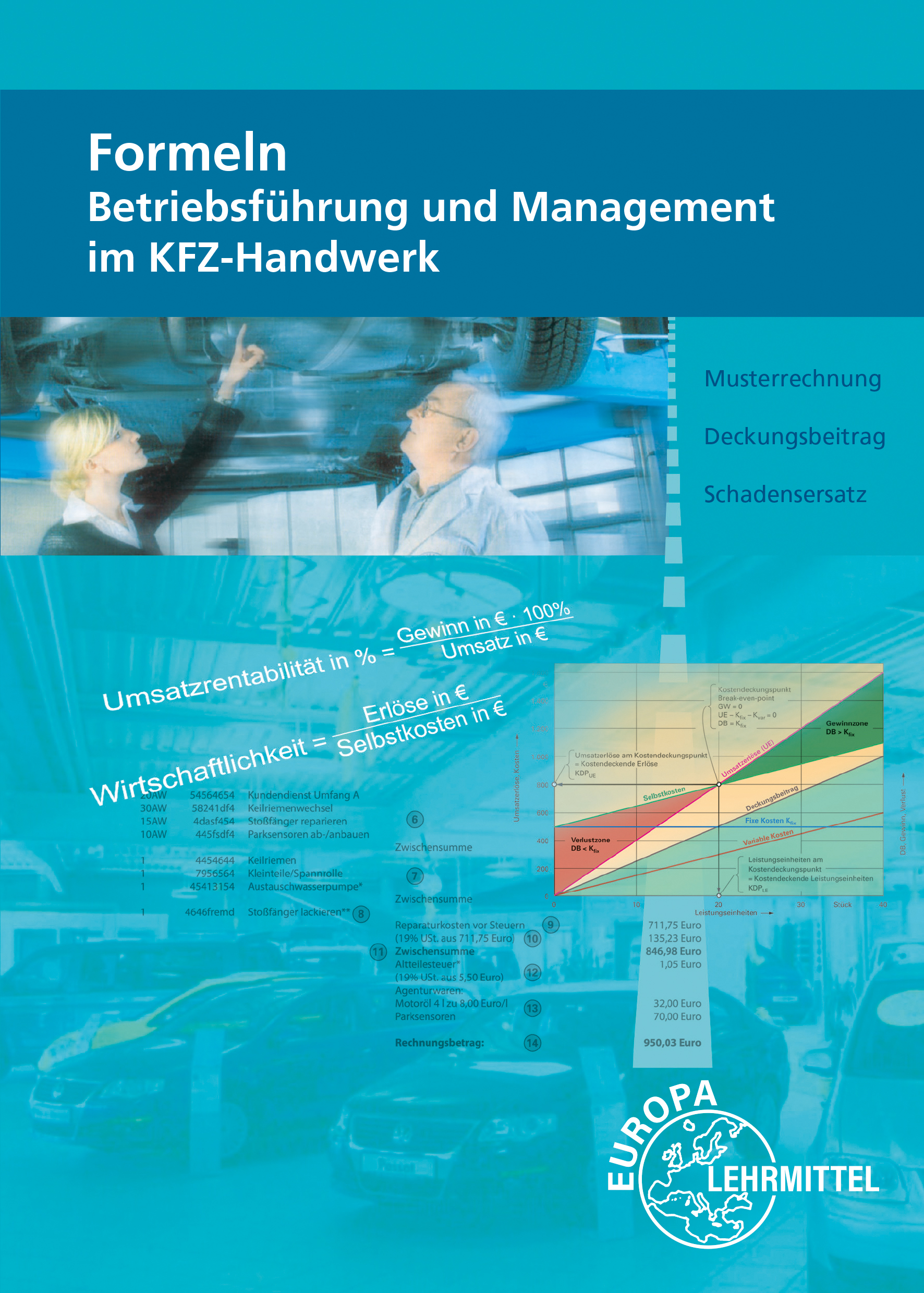 Formeln Betriebsführung und Management im KFZ-Handwerk