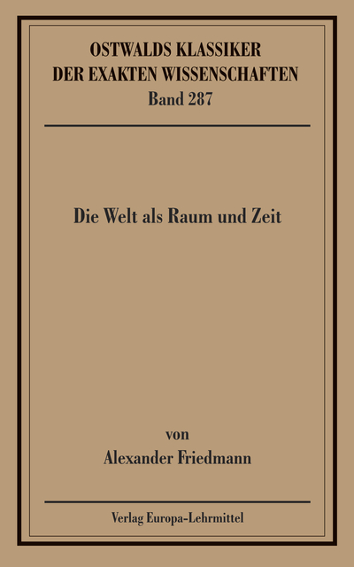 Die Welt als Raum und Zeit (Friedmann)