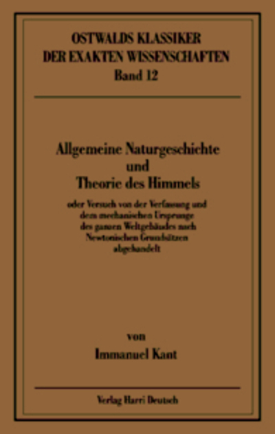 Allgemeine Naturgeschichte und Theorie des Himmels (Kant)