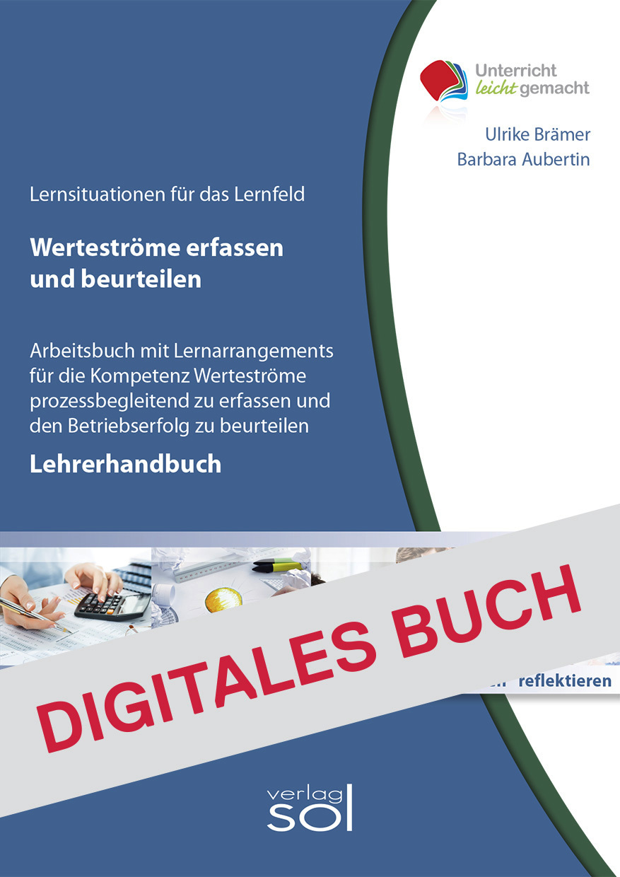 Lehrerhandbuch Wertströme erfassen und beurteilen - Digitales Buch