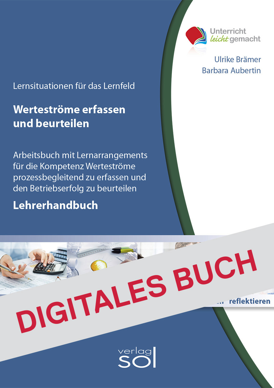 Lehrerhandbuch Wertströme erfassen und beurteilen - Digitales Buch