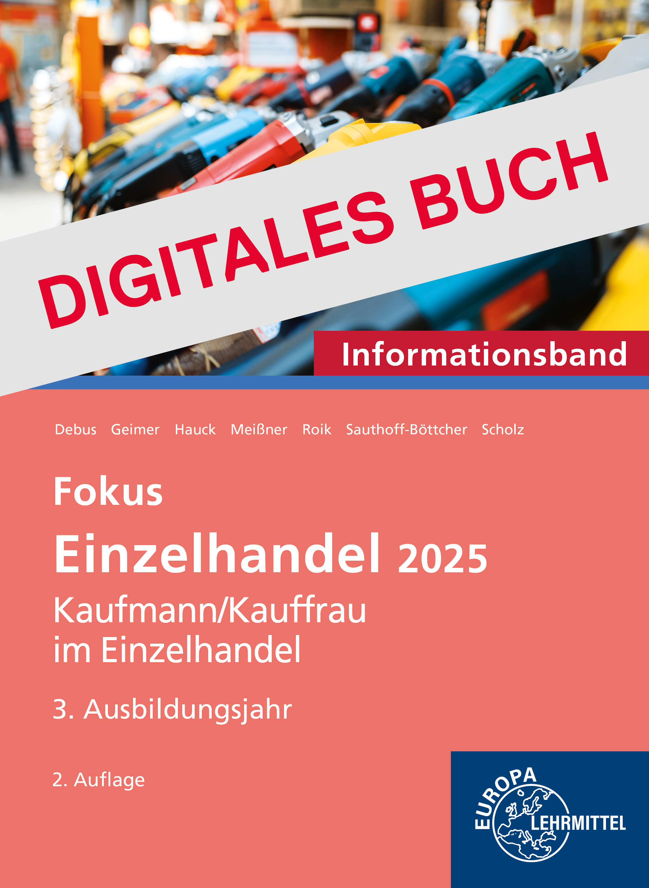 Fokus Einzelhandel 2025, 3. Ausbildungsjahr - Digitales Buch