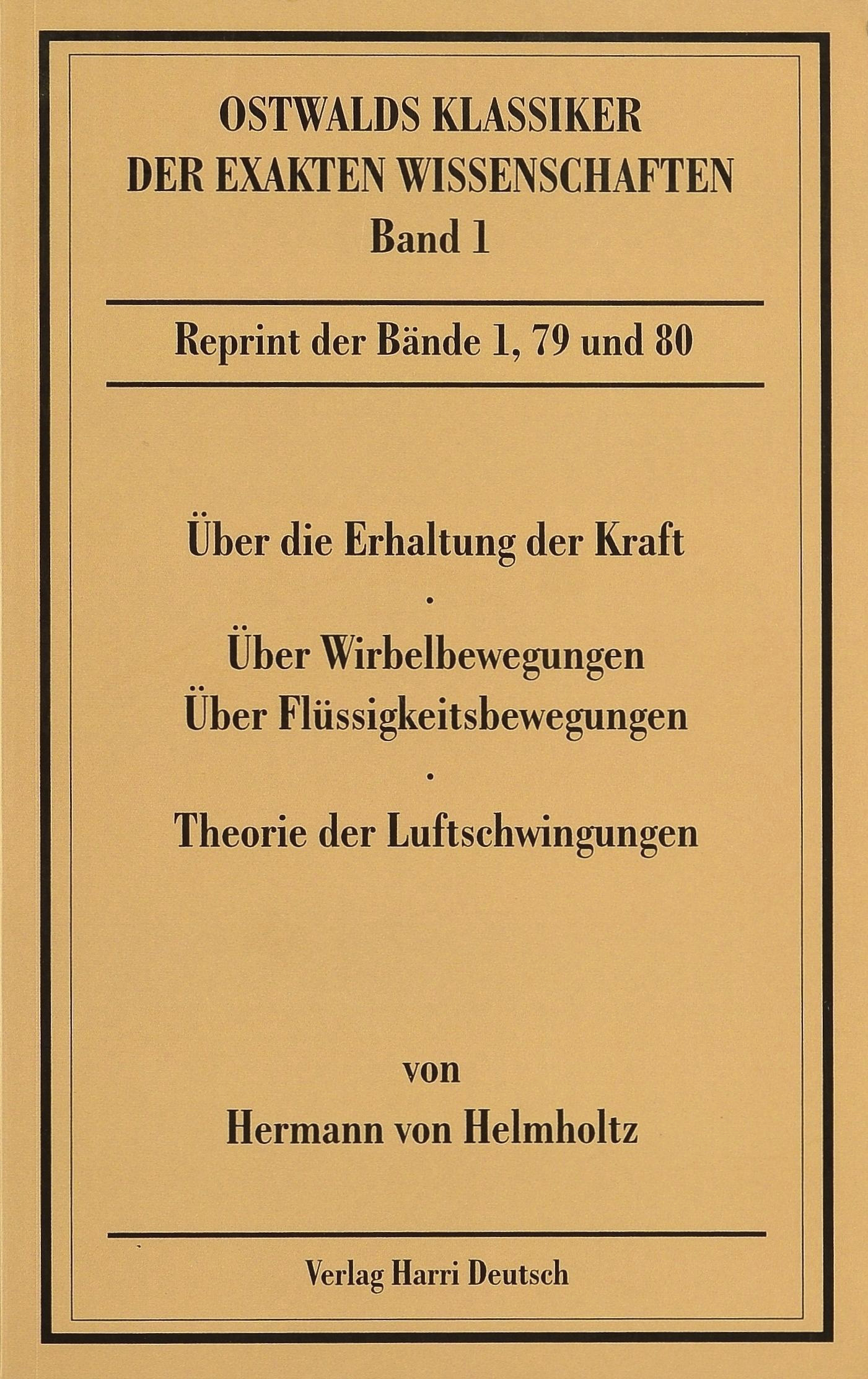 Über die Erhaltung der Kraft (Helmholtz)