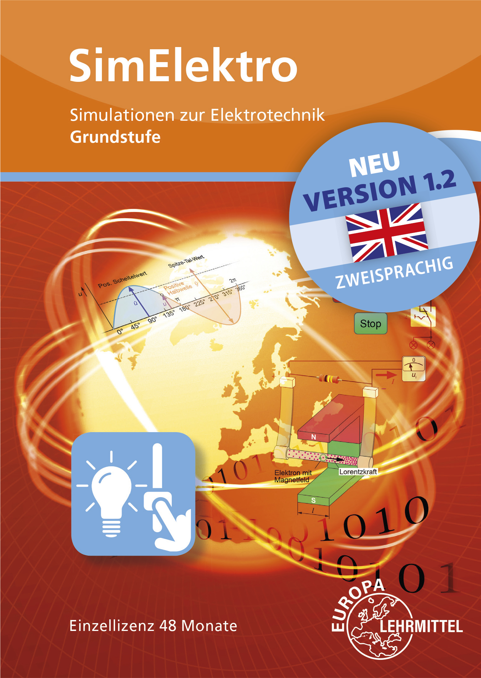 SimElektro - Grundstufe 1.2 - Simulationen zur Elektrotechnik - Einzellizenz