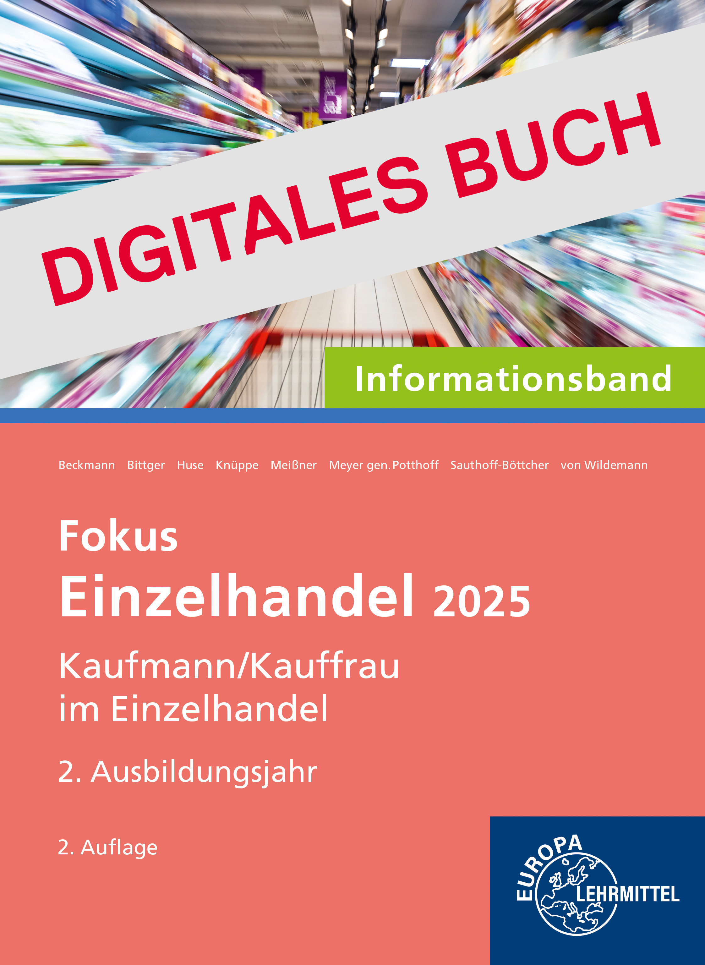 Fokus Einzelhandel 2025, 2. Ausbildungsjahr Informationsband Digitales Buch