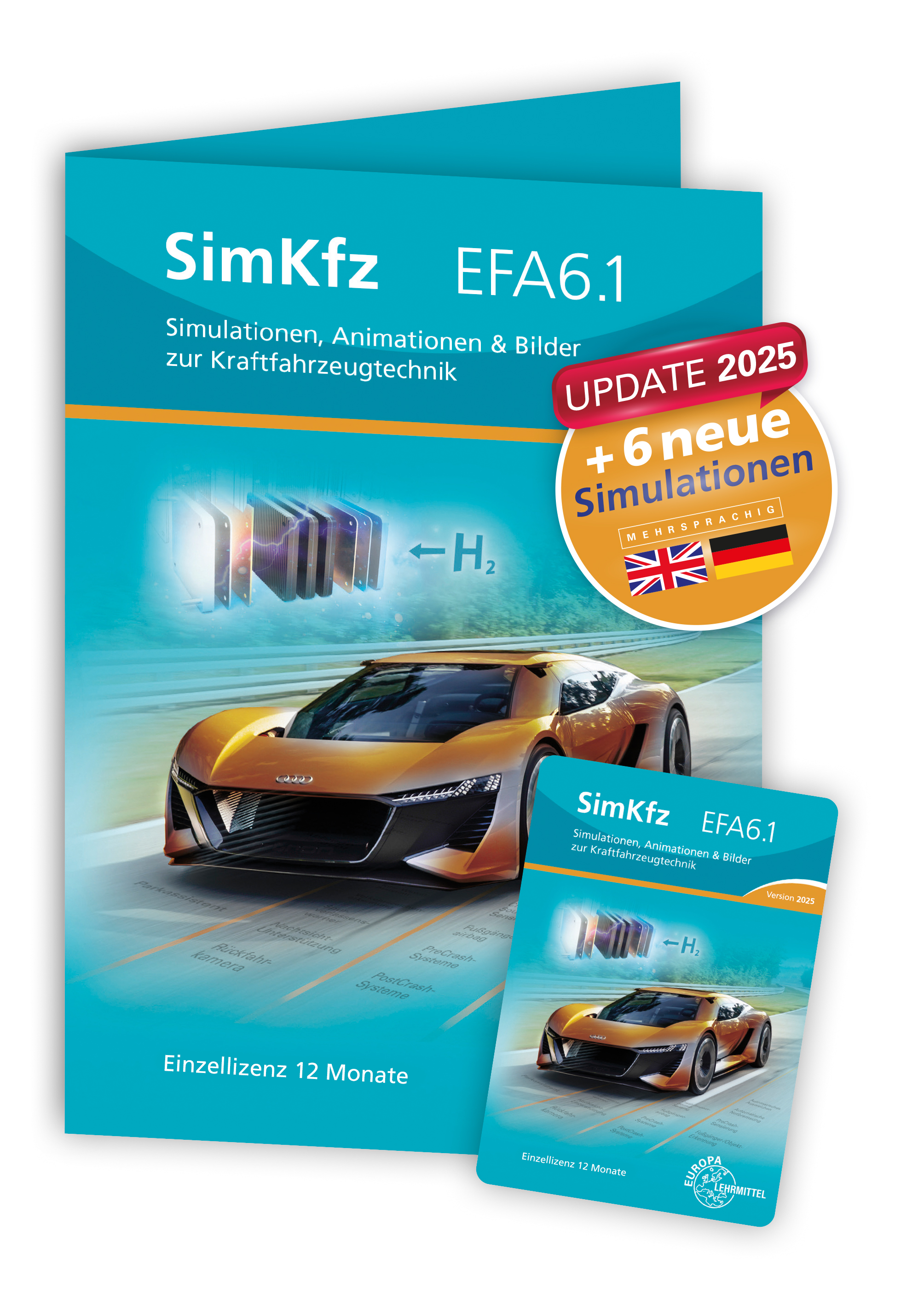 SimKfz EFA6.1 - Version 2021 - Freischaltcode auf Keycard - Einzellizenz