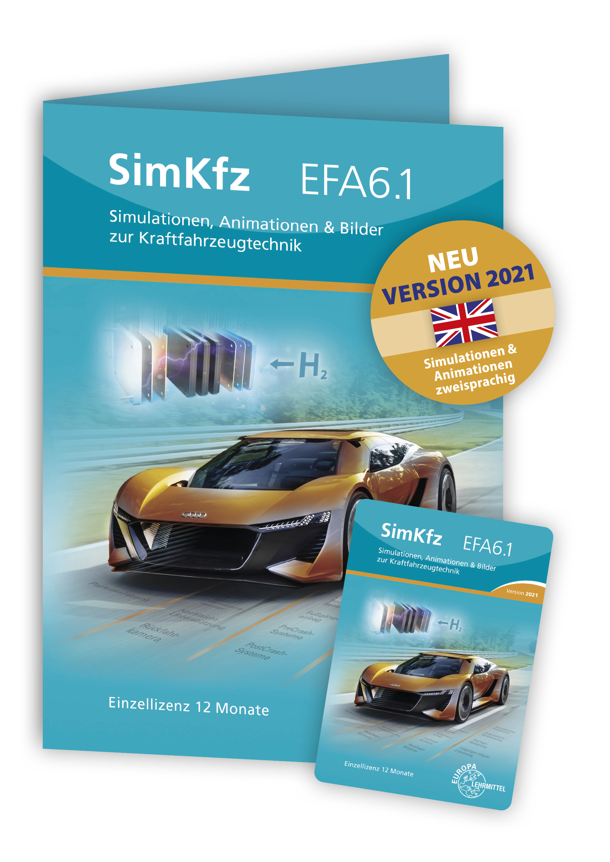 SimKfz EFA6.1 - Version 2021 - Freischaltcode auf Keycard - Einzellizenz