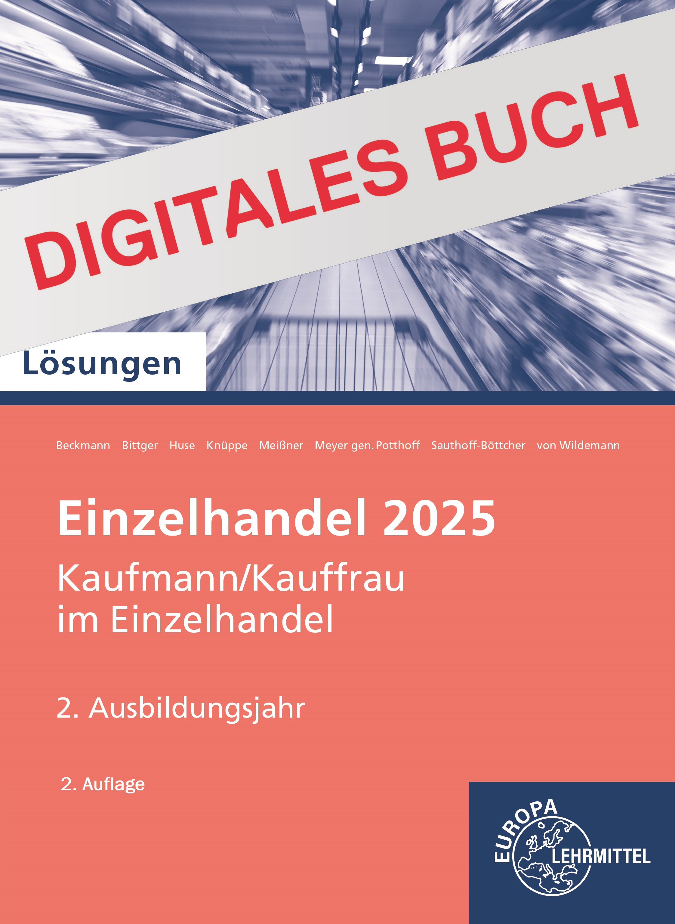 Lösungen Einzelhandel 2025, 2. Ausbildungsjahr - Digitales Buch