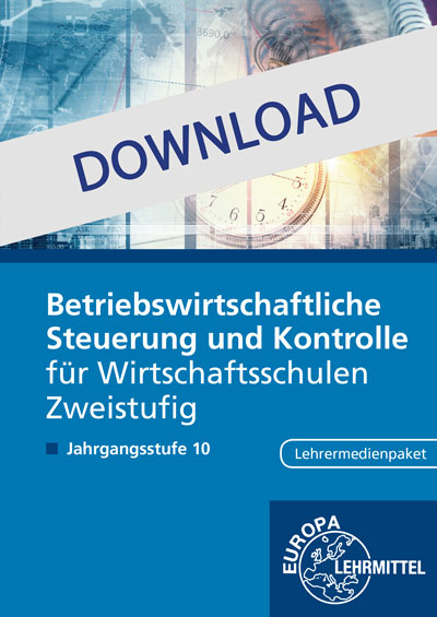 Lehrermedienpaket Betriebsw. Steuerung u. Kontrolle für 2-stufige WS, JG10