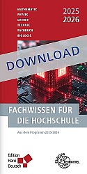 Das Bild zeigt das Cover von unserem downloadbaren Harri Deutsch-Katalog 2025
